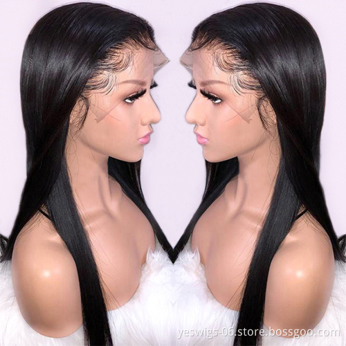 Double Weft Pre Plucked Human Indian Raw Hair Glueless Wigs HD 13*6 Swiss Lace Tangle Free Kinky Curly Full Lace Human Hair Wig